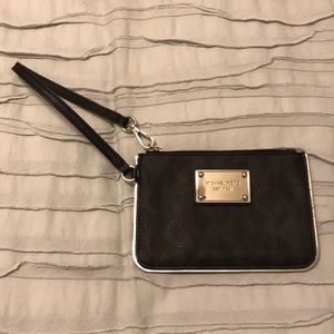 Michael Kors black wristlet